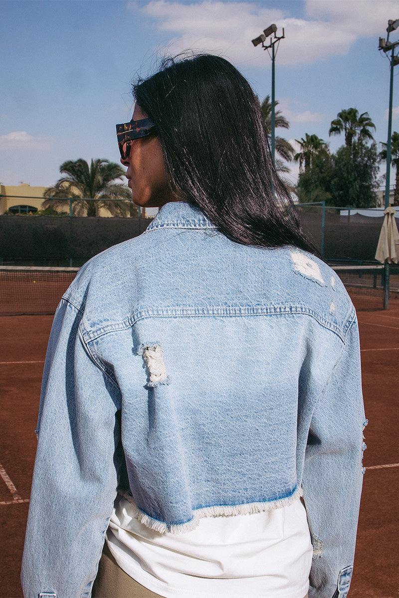Cropped Denim Jacket