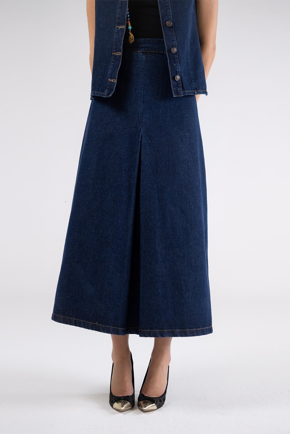Maxi Denim Skirt