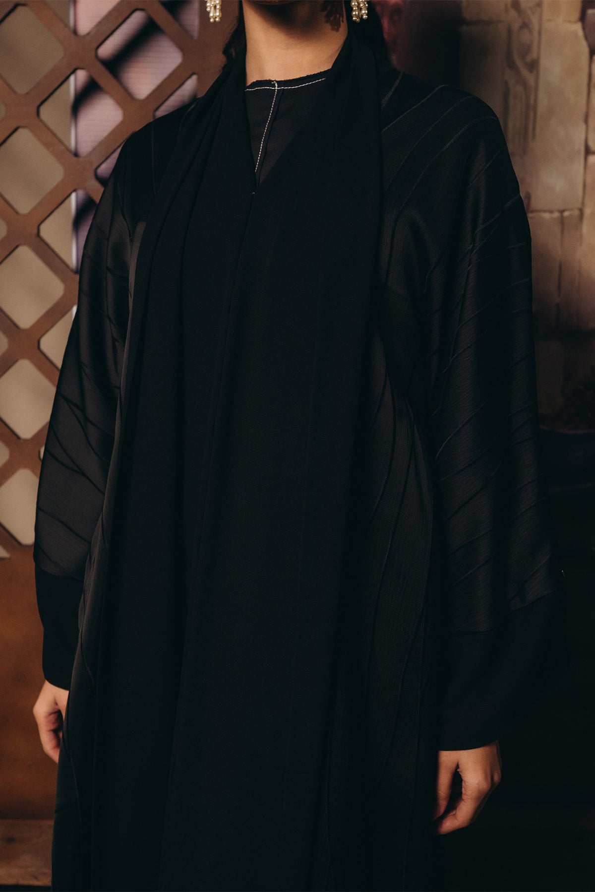 The Heritage Silk Abaya