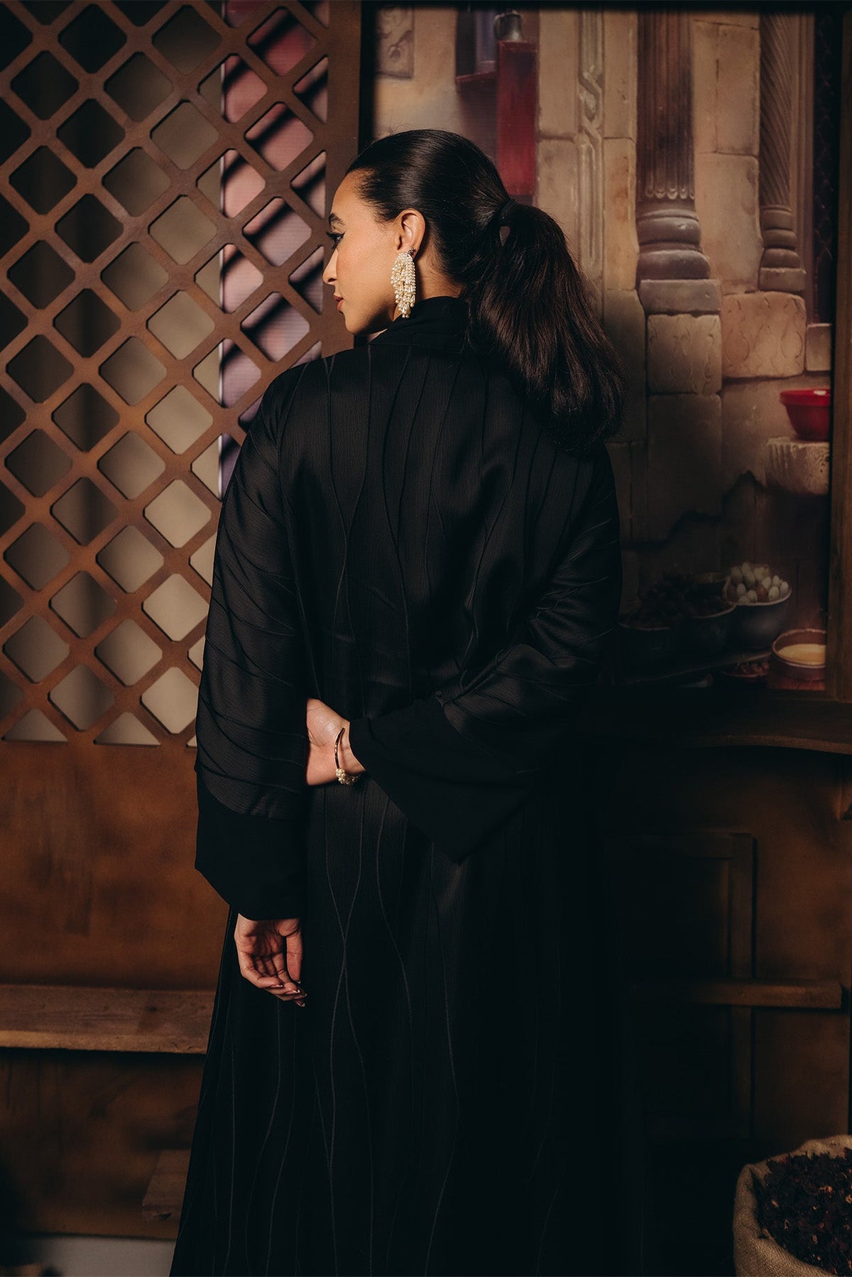 The Heritage Silk Abaya