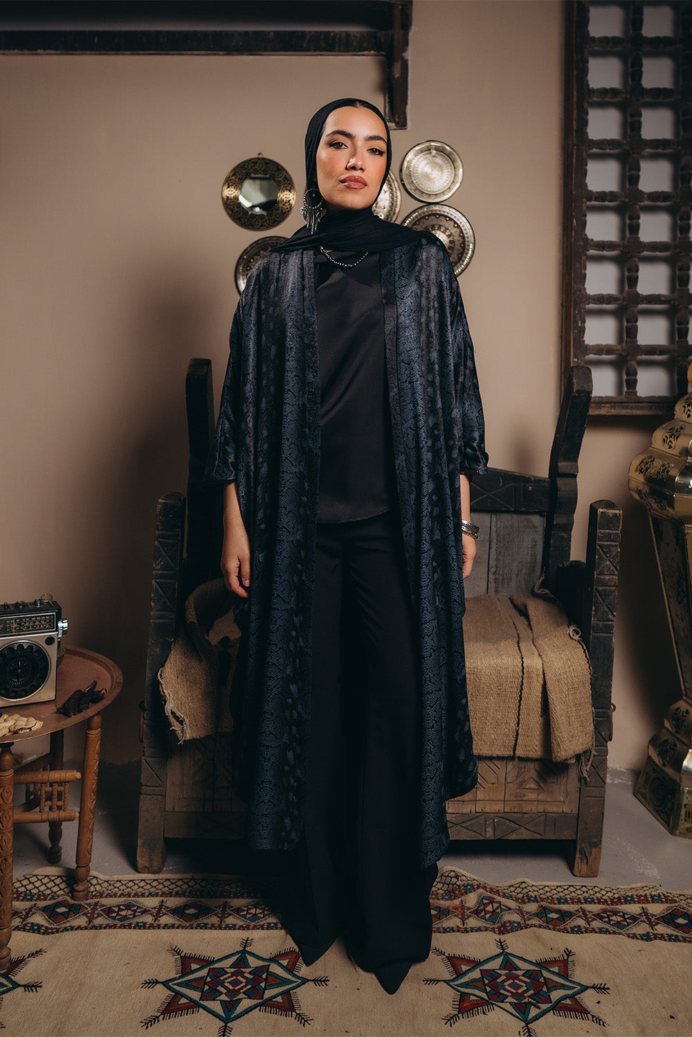 Snake leather Kimono
