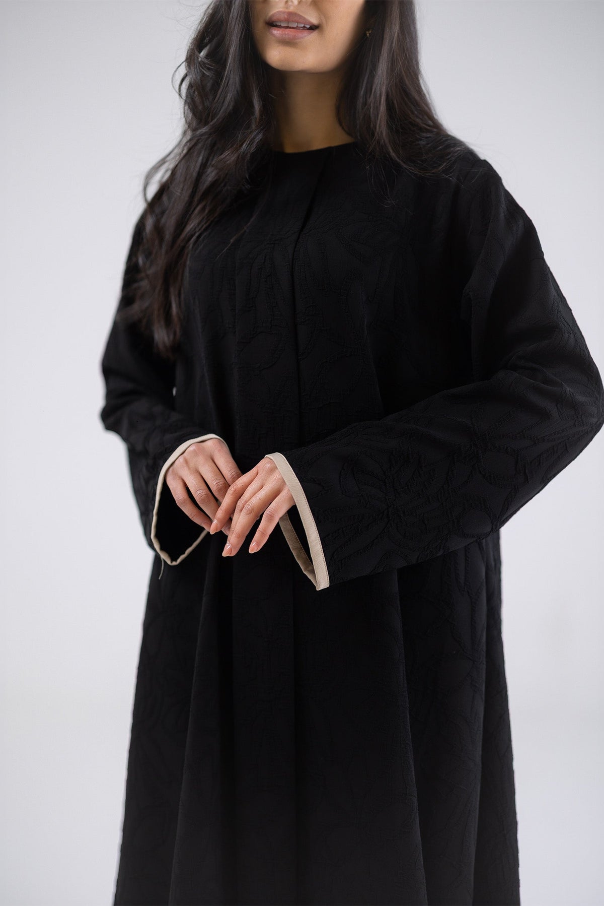 Classic Buttoned Abaya