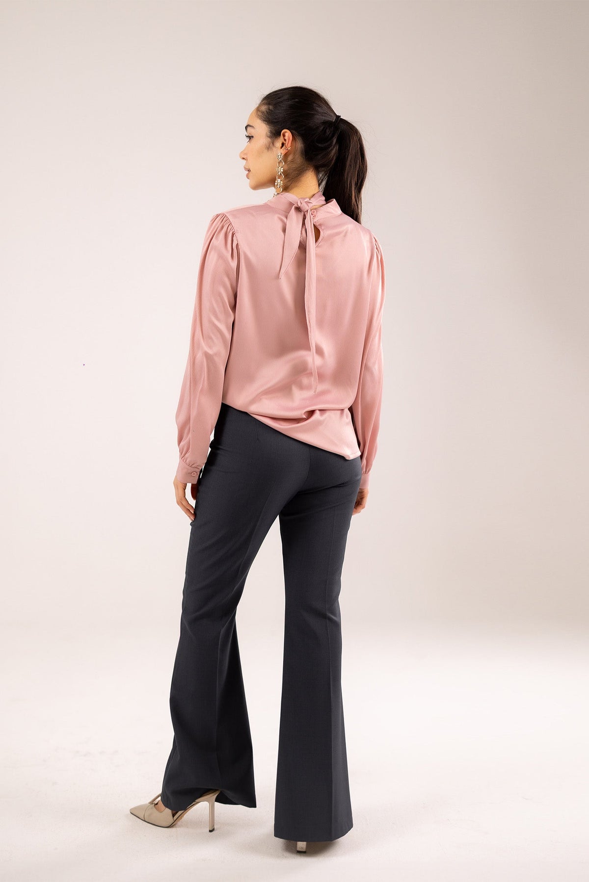 A Soft Satin Blouse