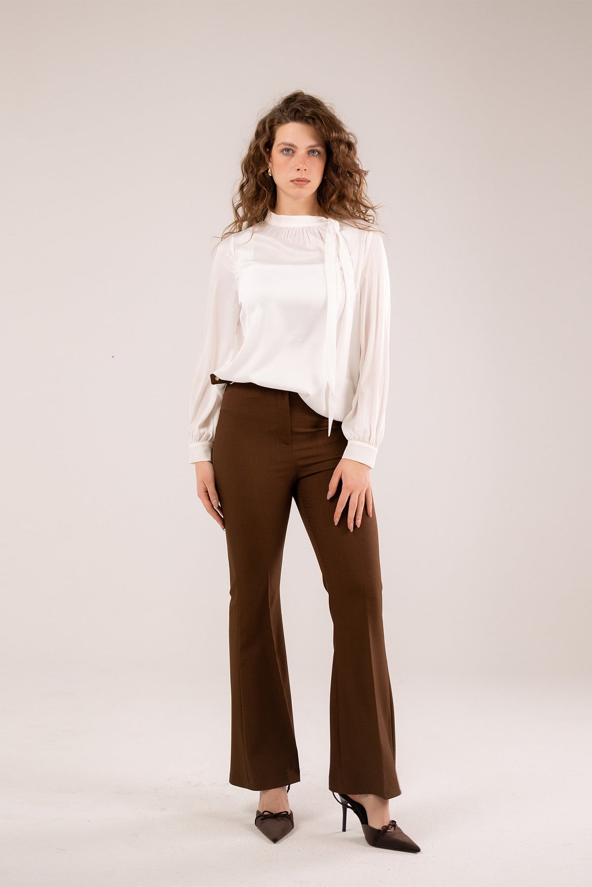 A Soft Satin Blouse