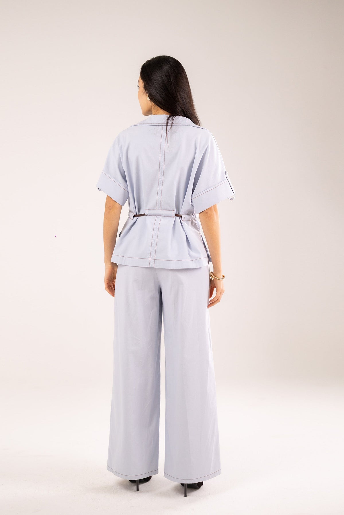 Straight-Leg Trousers