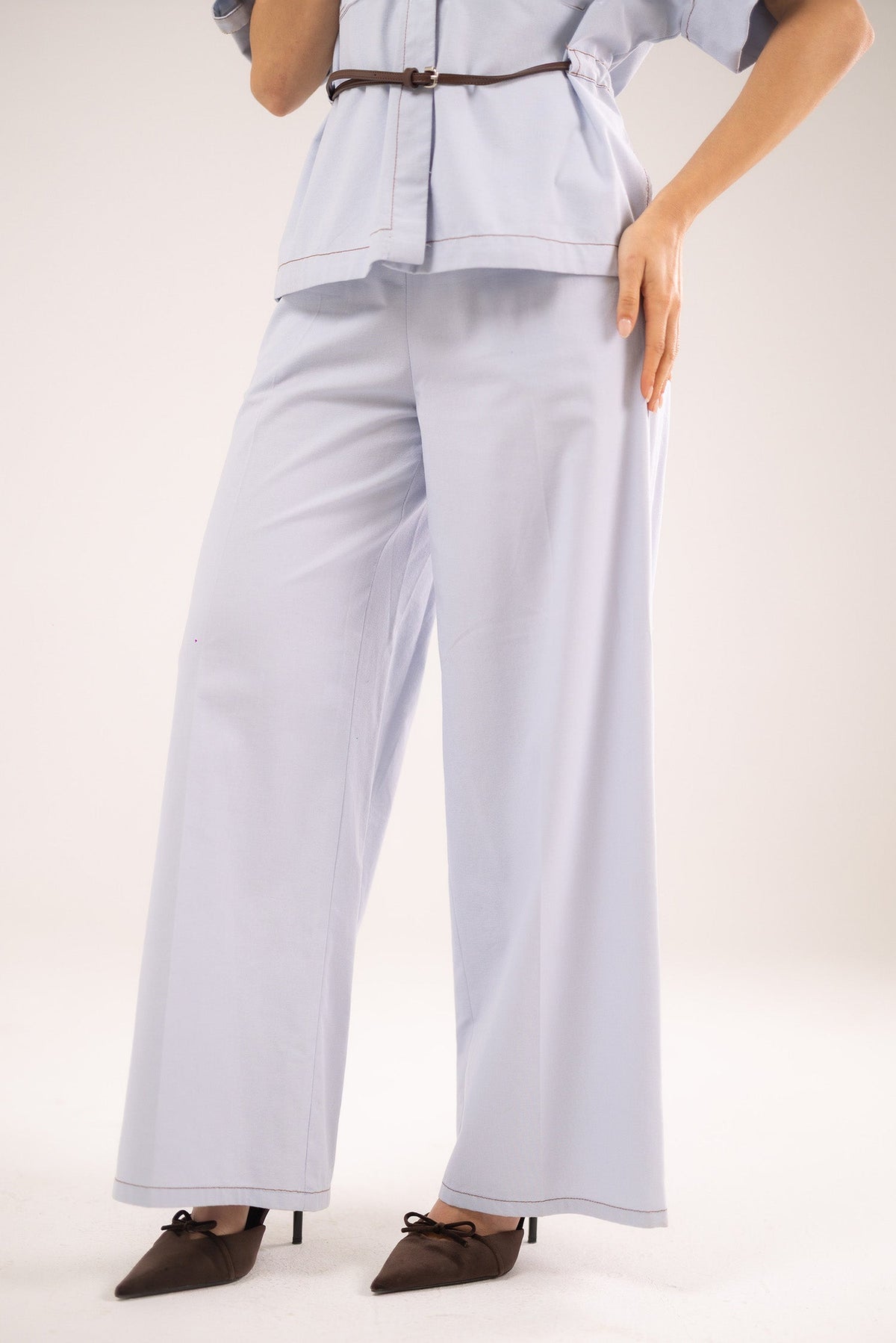 Straight-Leg Trousers