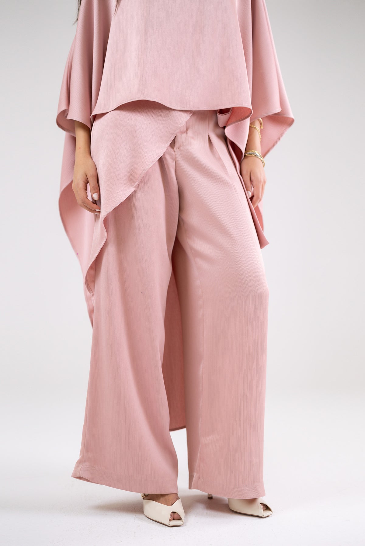 Satin Silk Draped Pants