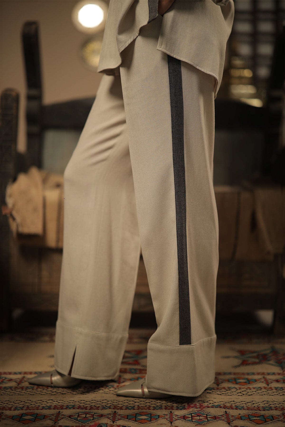 Wide Leg Trousers