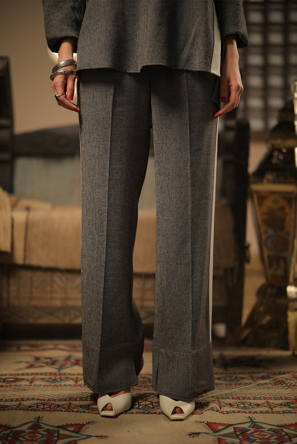 Wide Leg Trousers