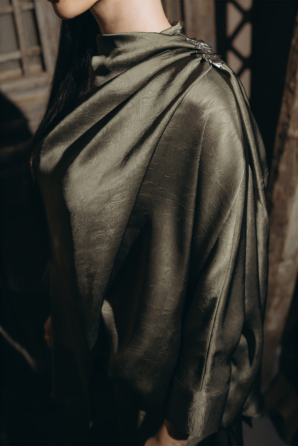 Draped Asymmetrical Top