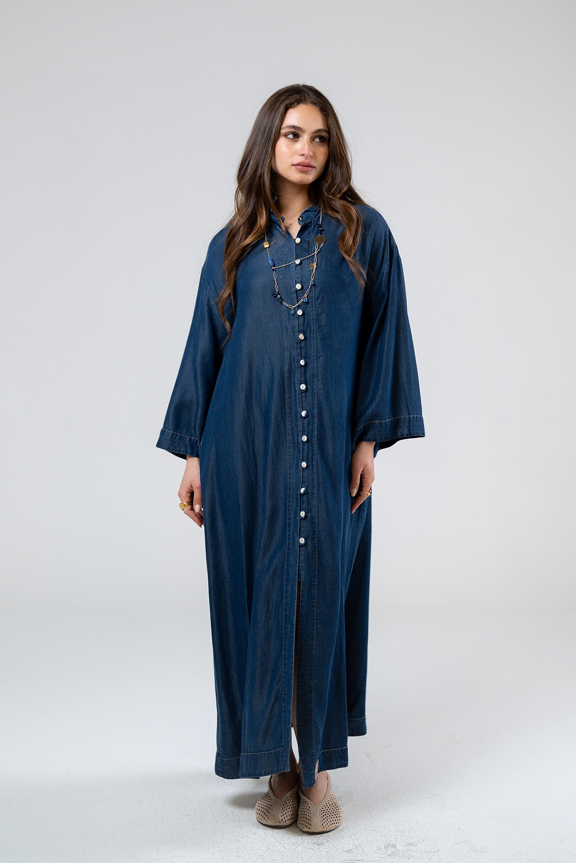 Denim Shirt Dress