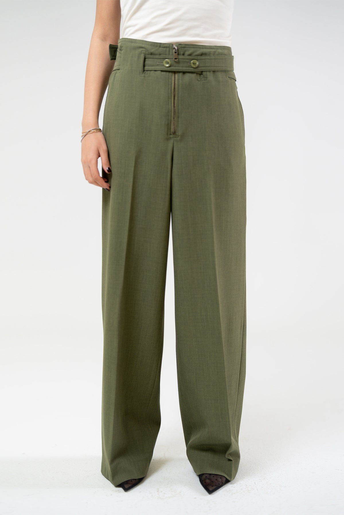 Wide-Leg Trousers