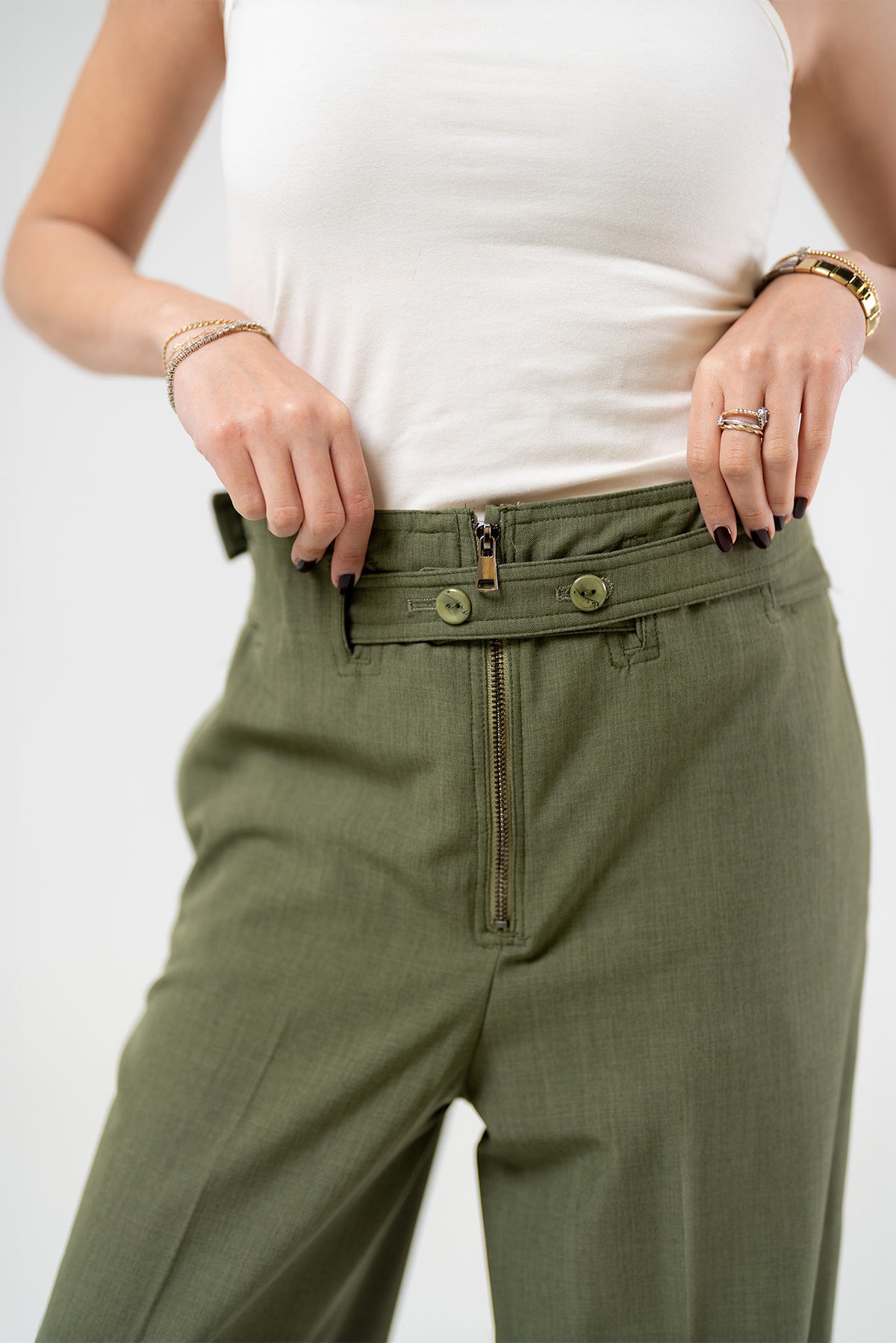 Wide-Leg Trousers