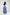 Light Denim Pleated Maxi Skirt