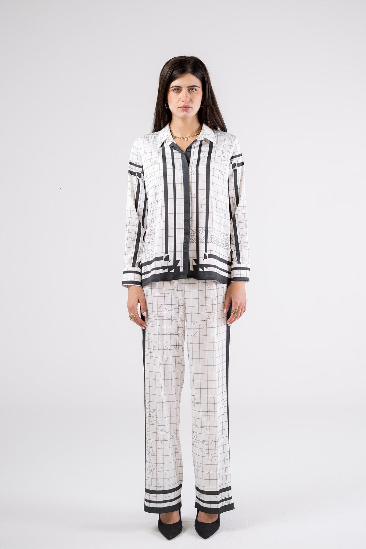Relaxed Printed Pants