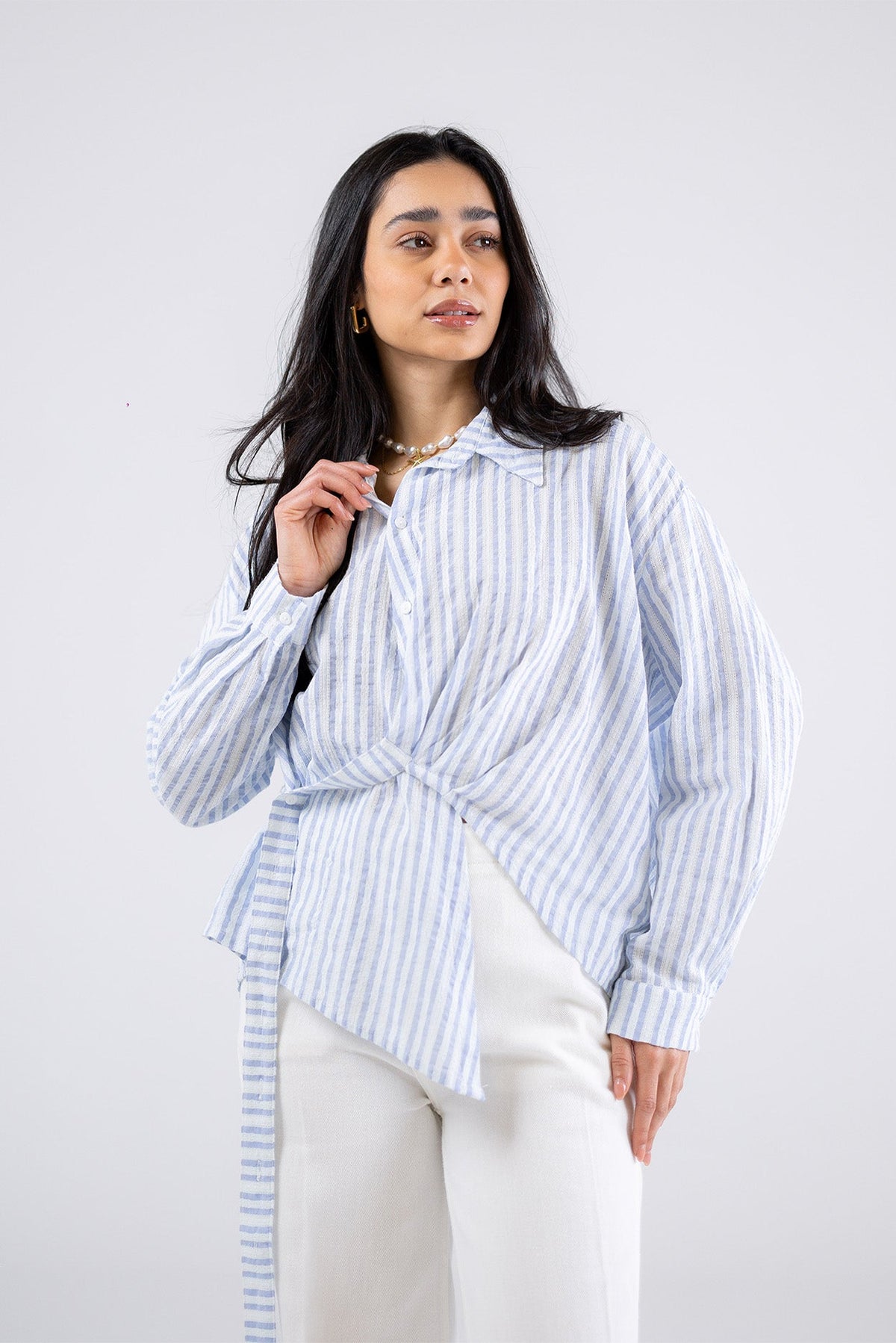 Twisted Stripe Shirt