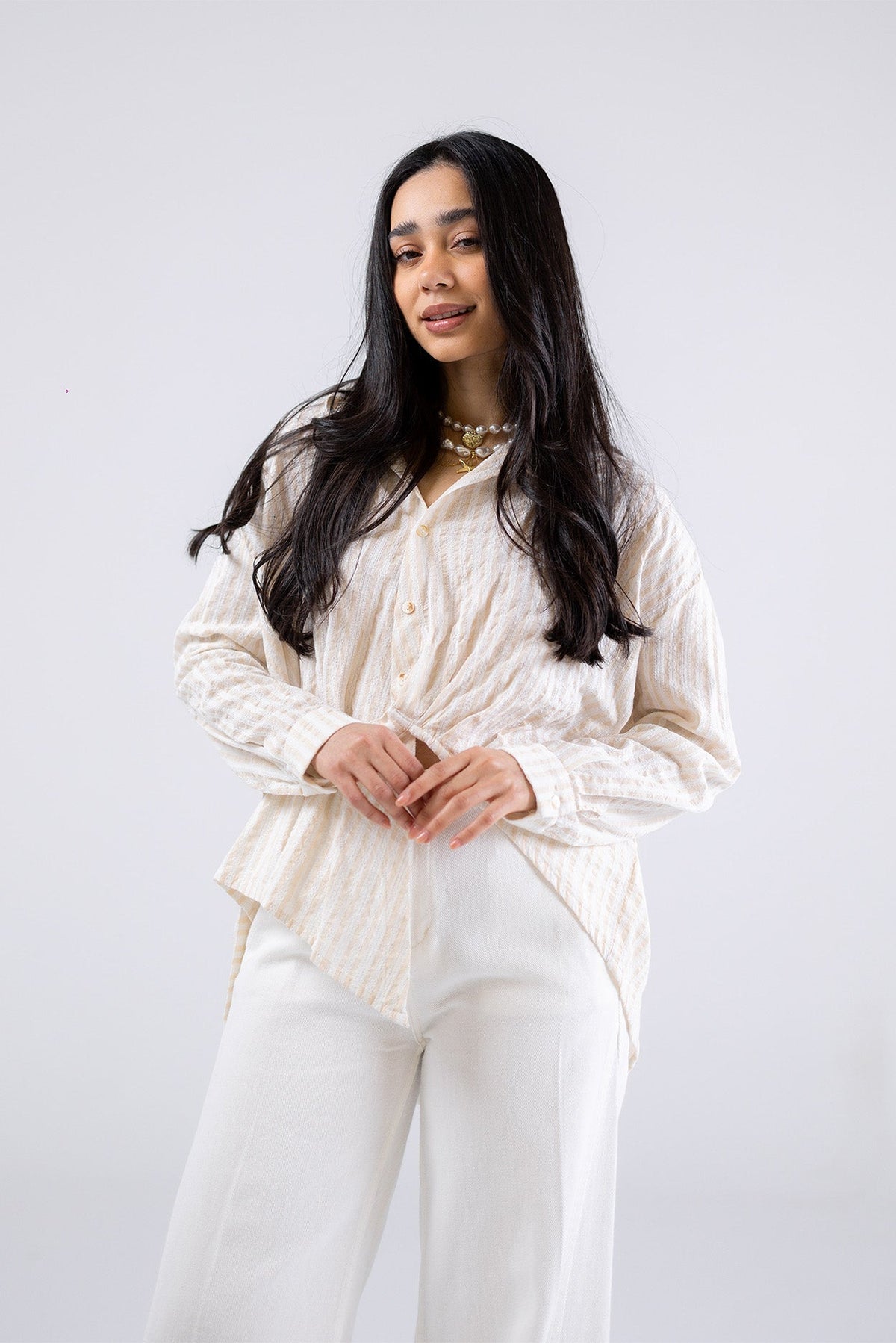 Twisted Stripe Shirt