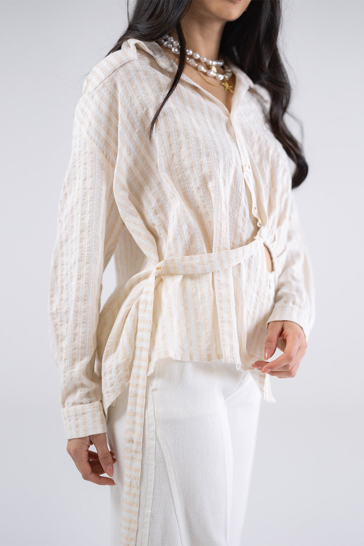 Twisted Stripe Shirt