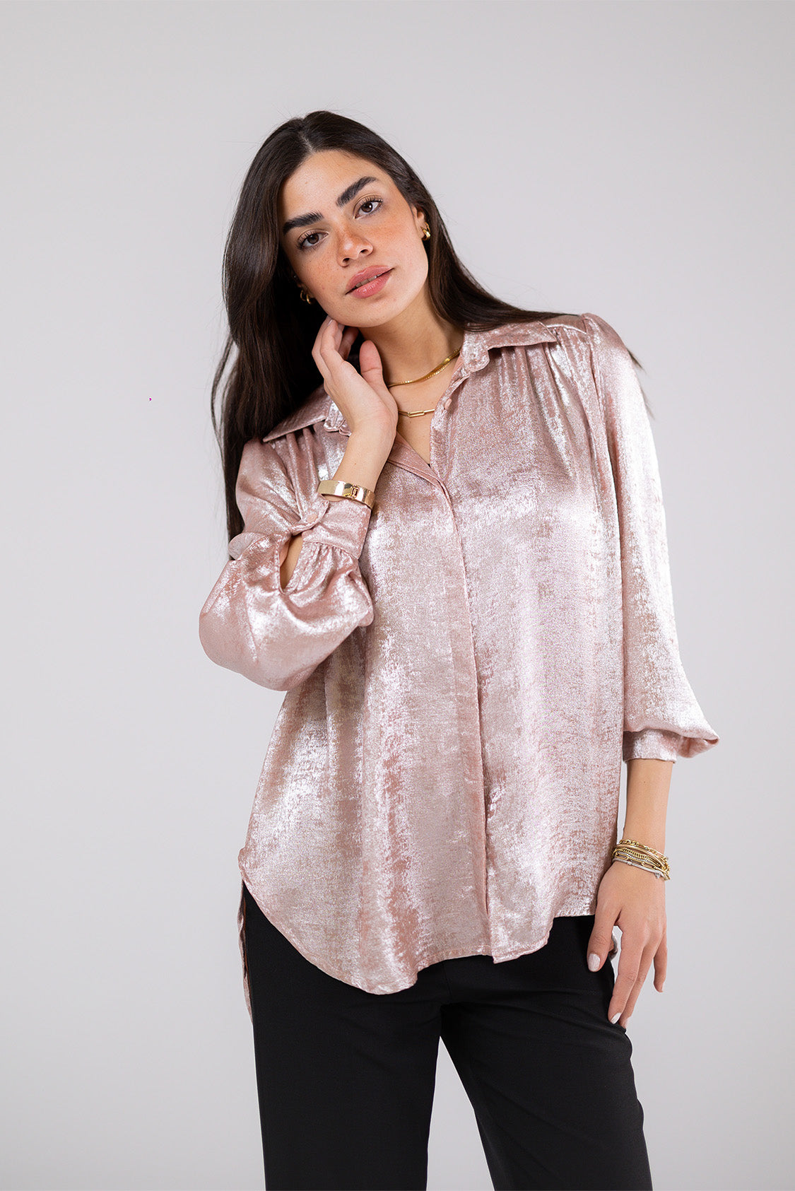 Soft Metallic Shirt