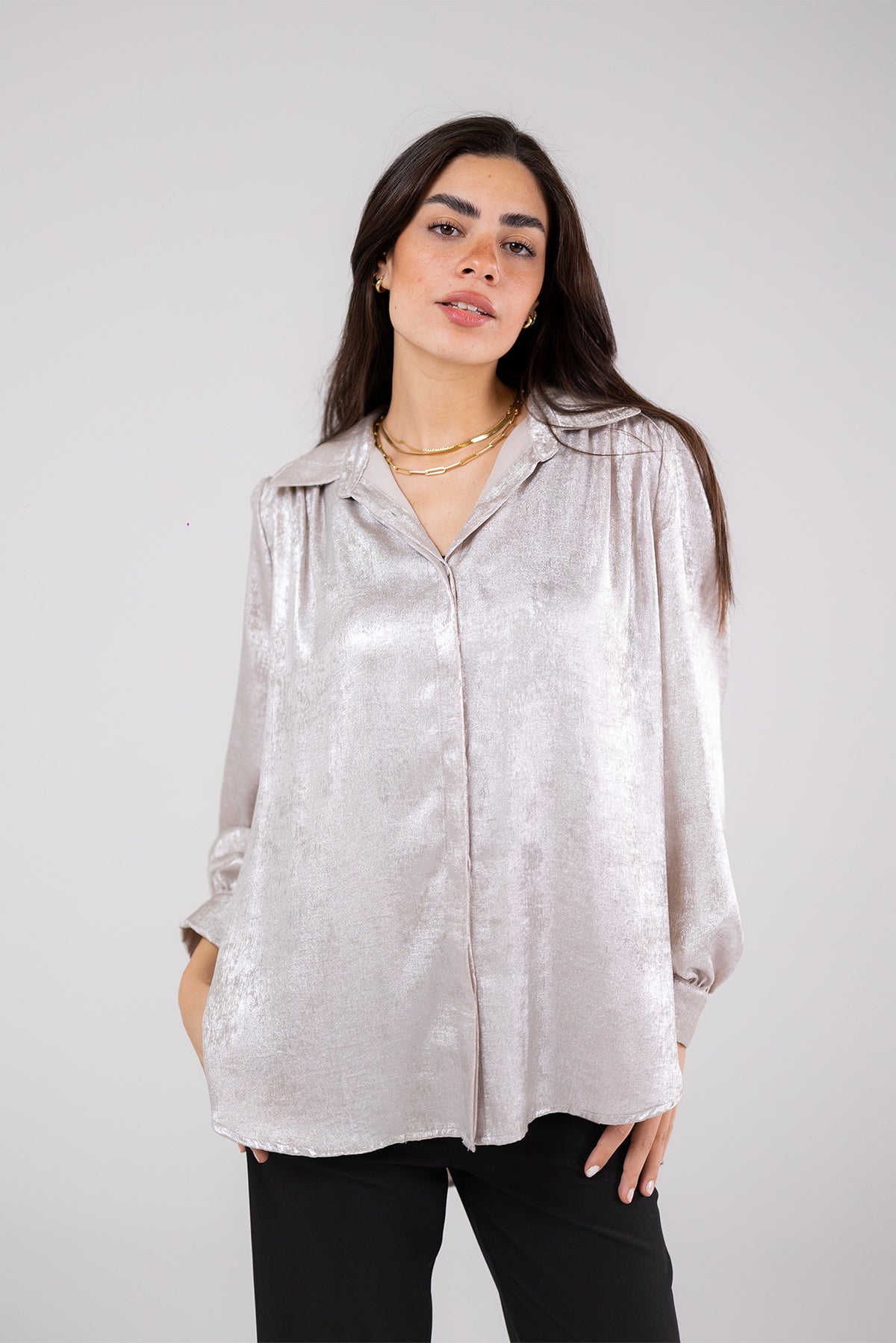 Soft Metallic Shirt