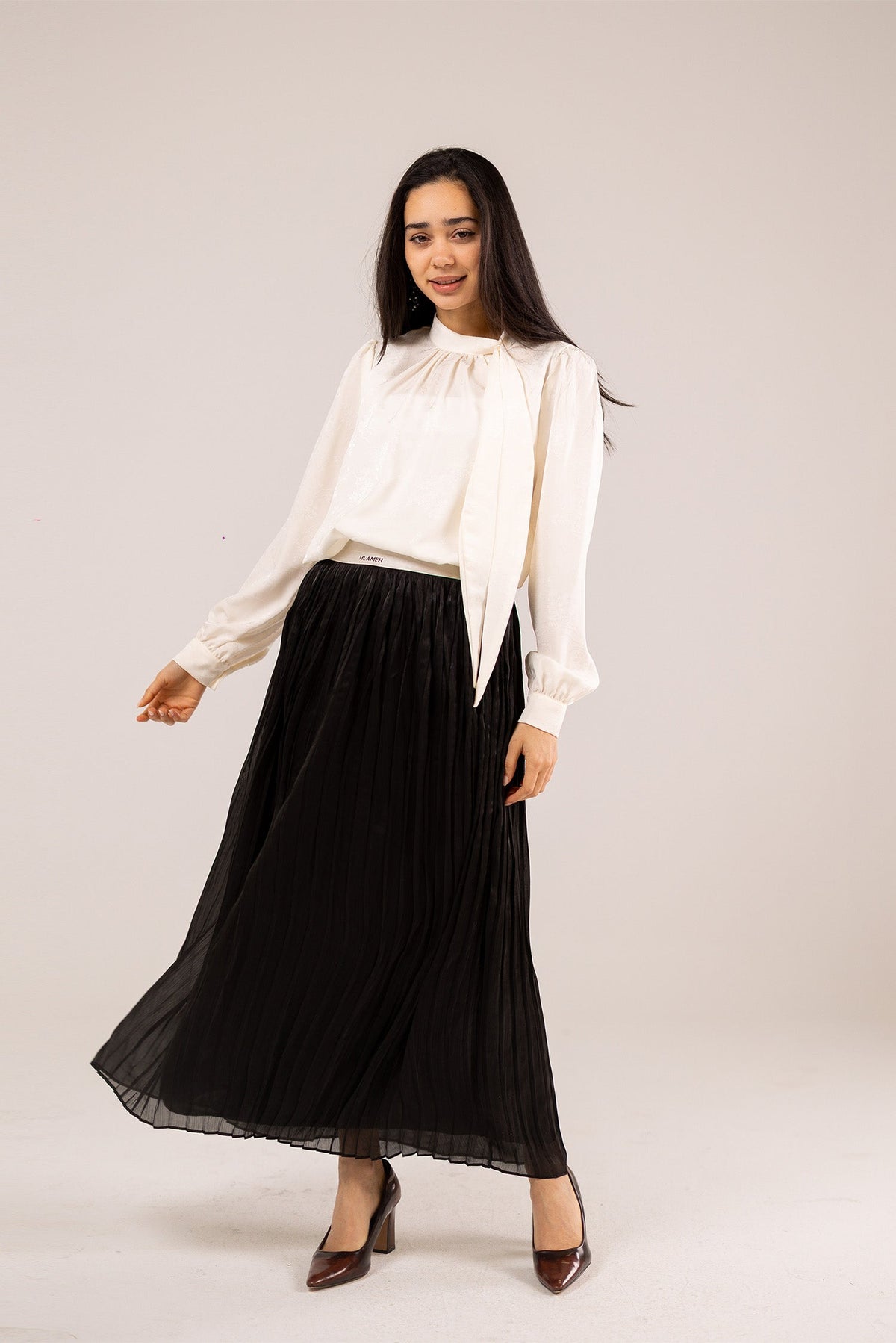 Tie-Neck Blouse