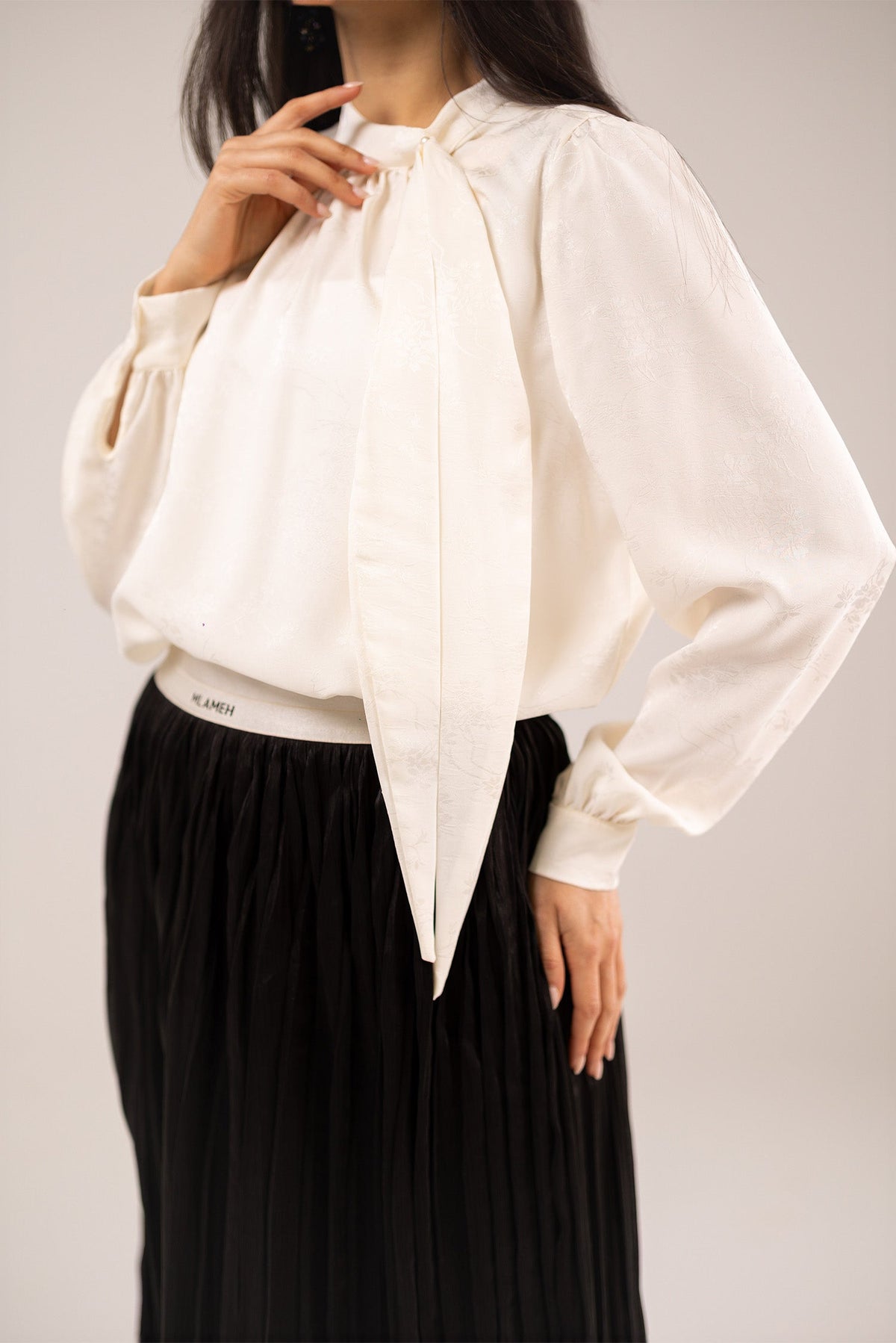 Tie-Neck Blouse