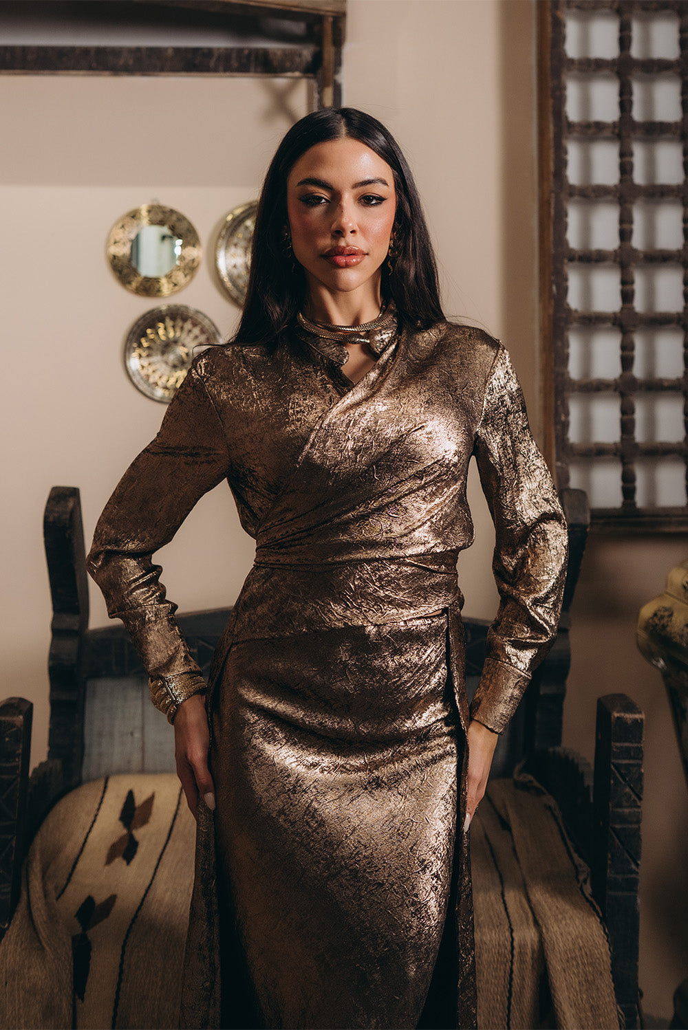 Metallic Blouse