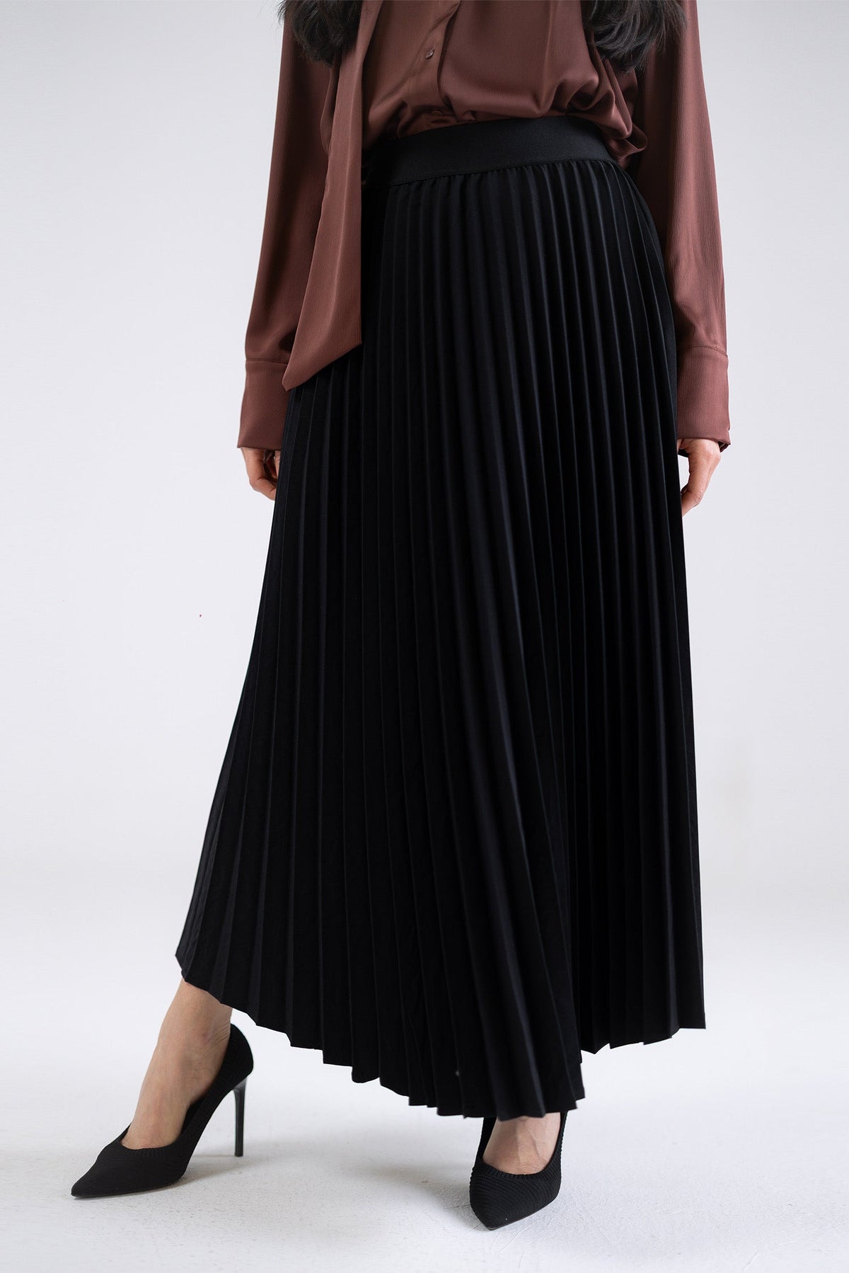 Plissé skirt