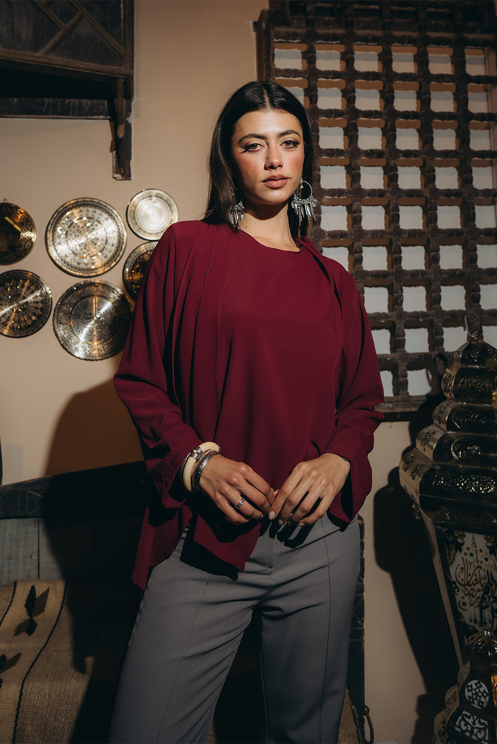Draped Blouse