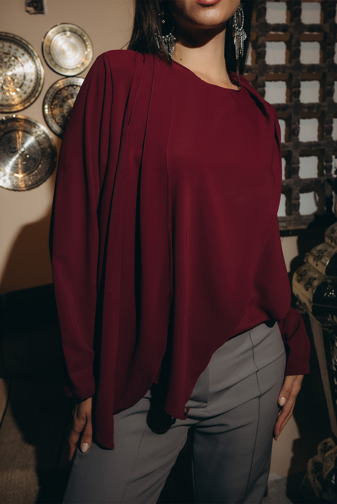 Draped Blouse