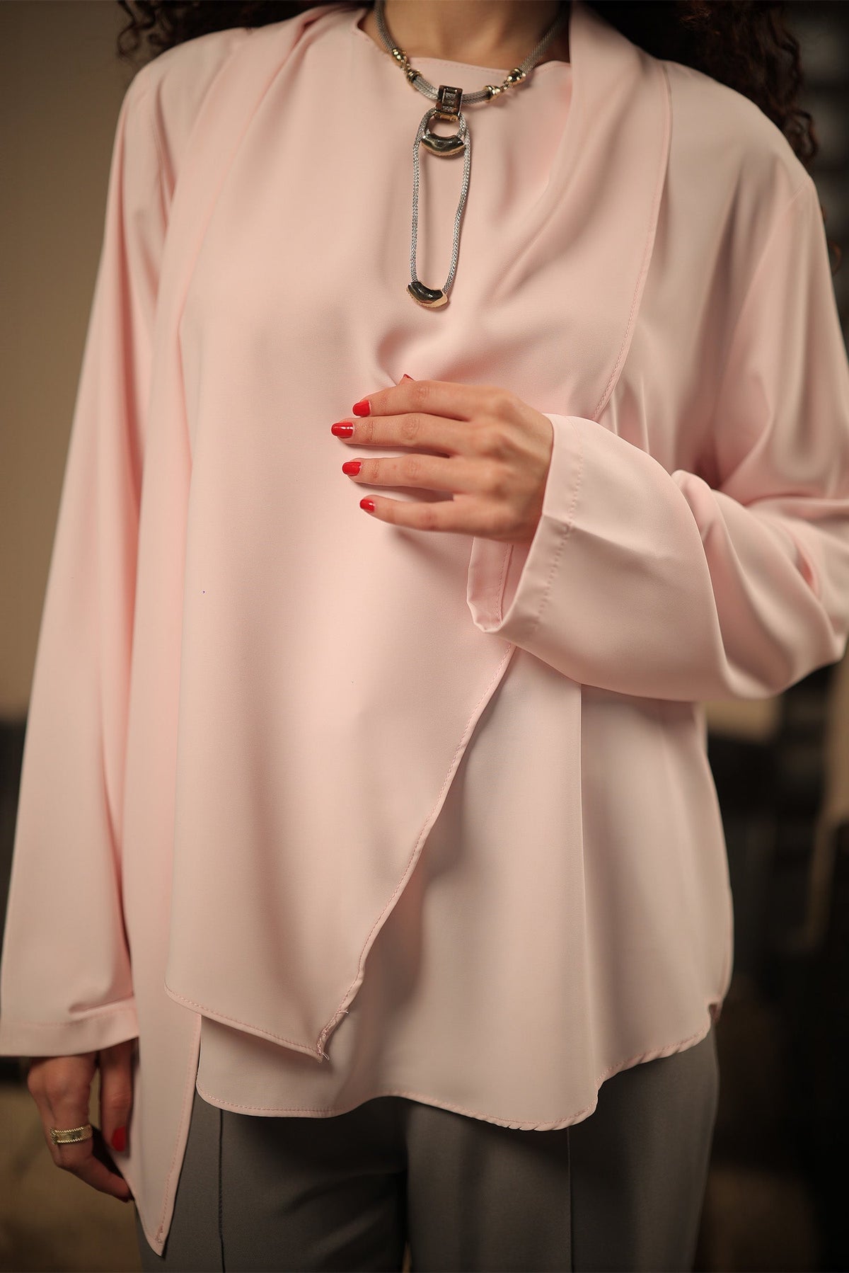 Draped Blouse