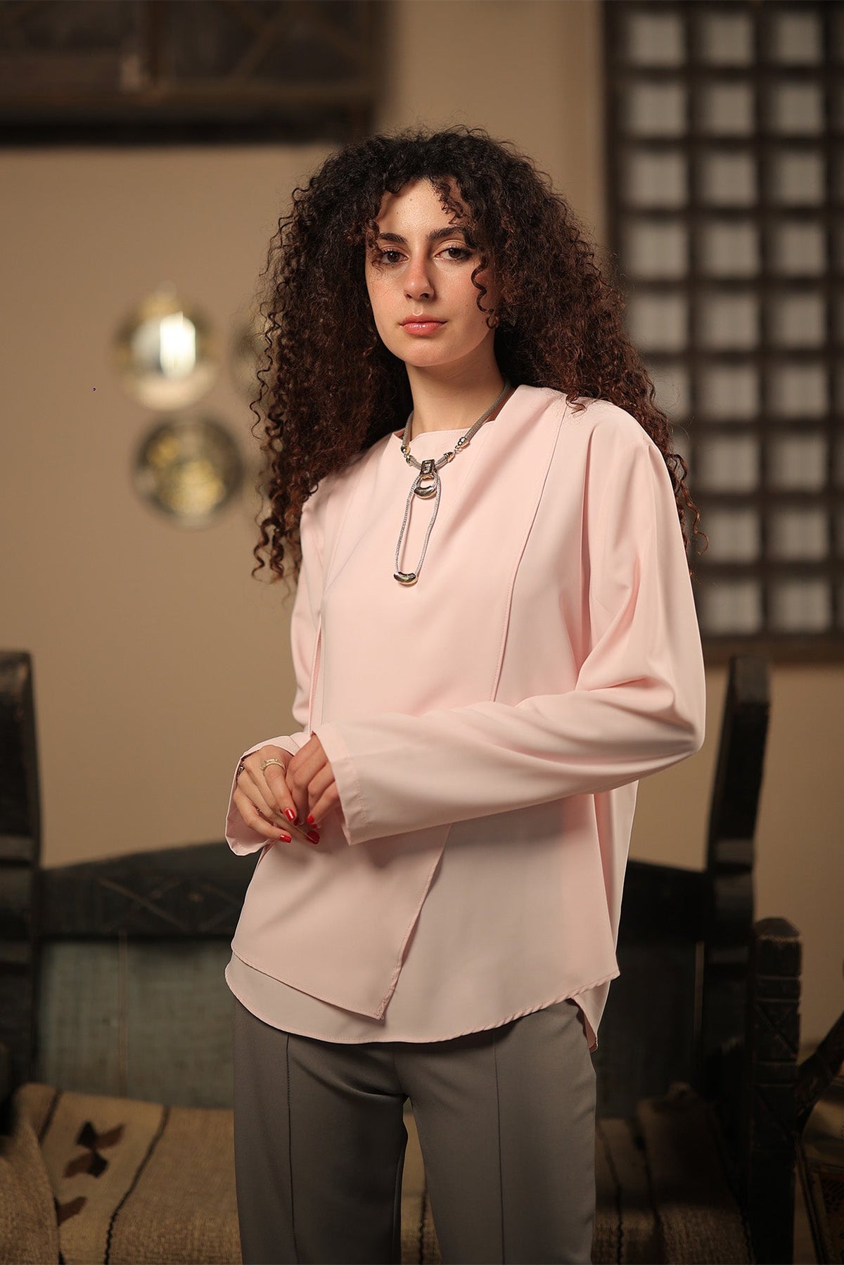 Draped Blouse