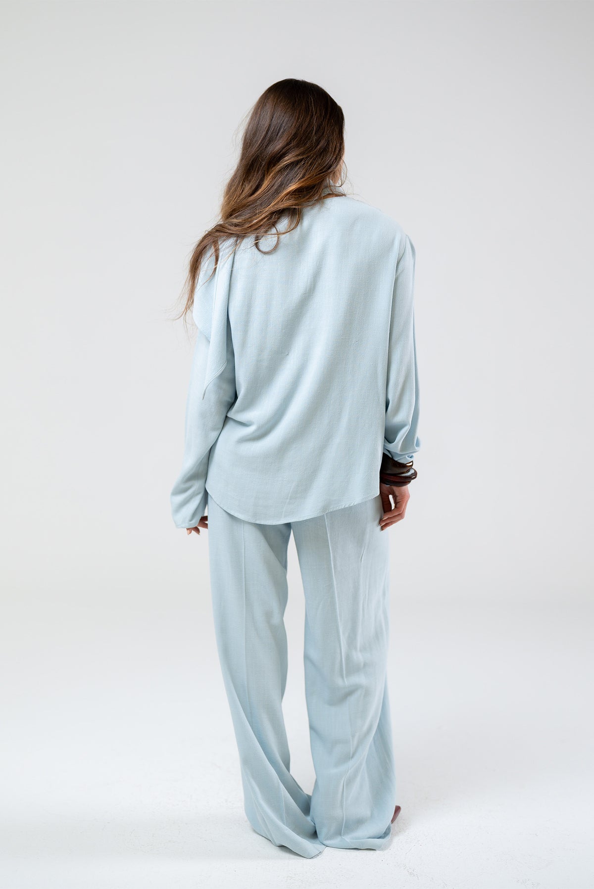 Fluid Wide-Leg Trousers