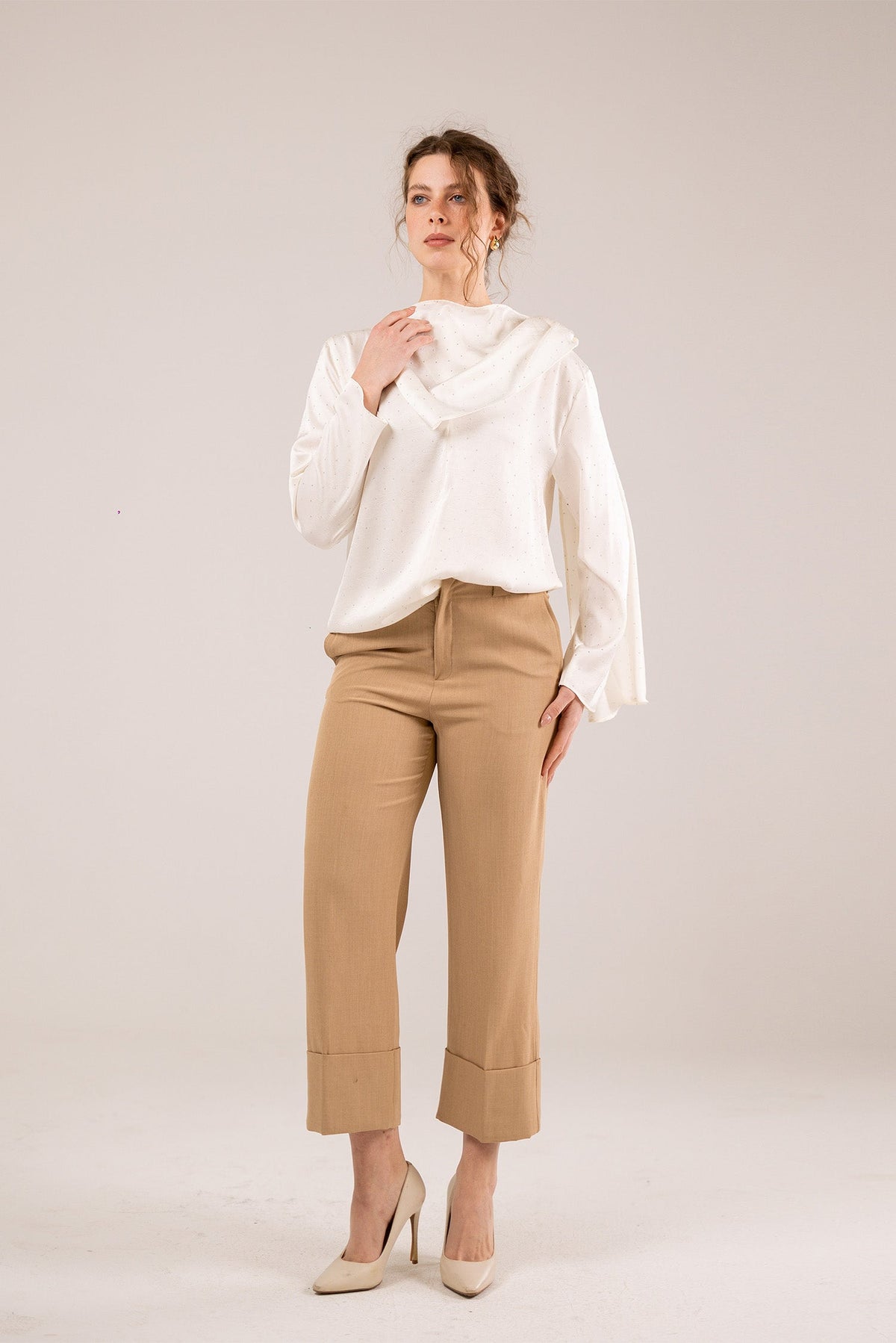 Tie-Neck Blouse