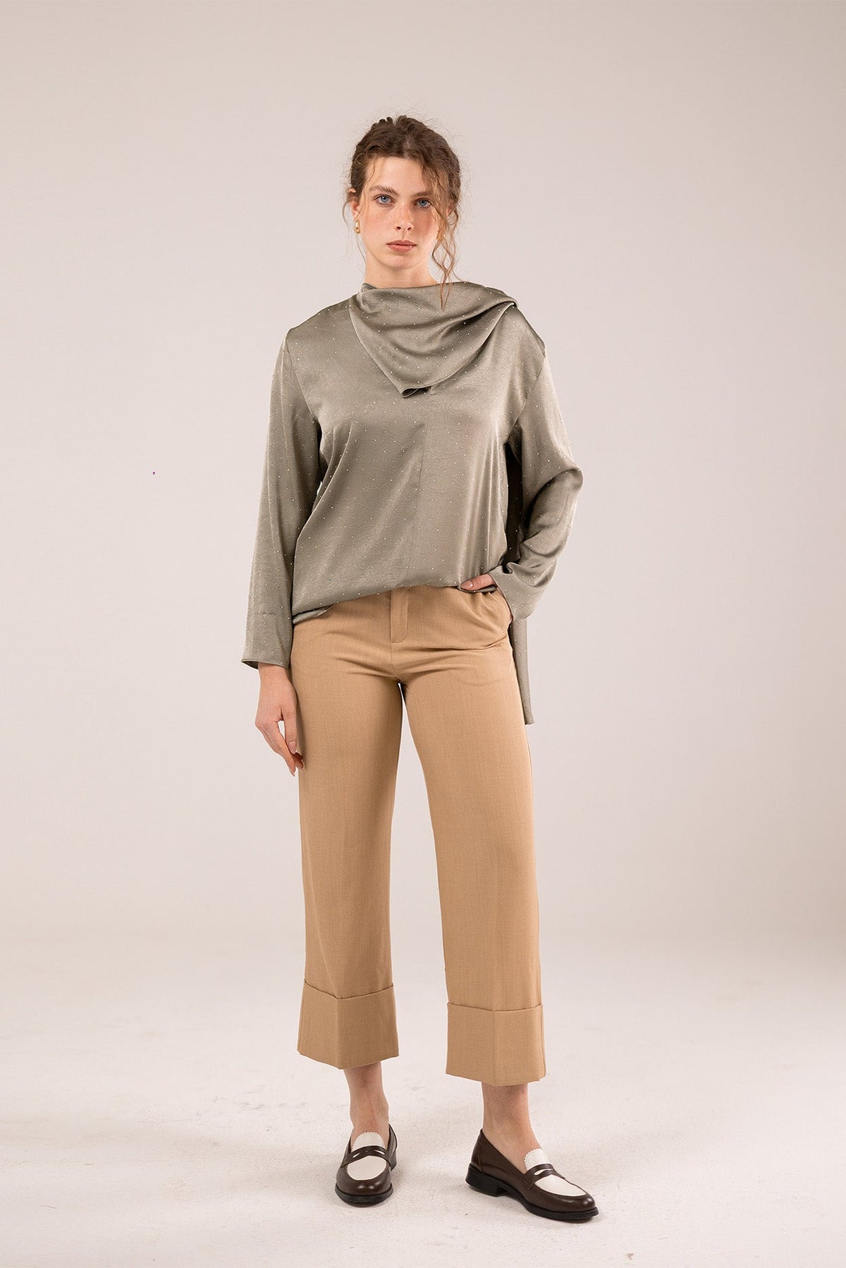 Tie-Neck Blouse
