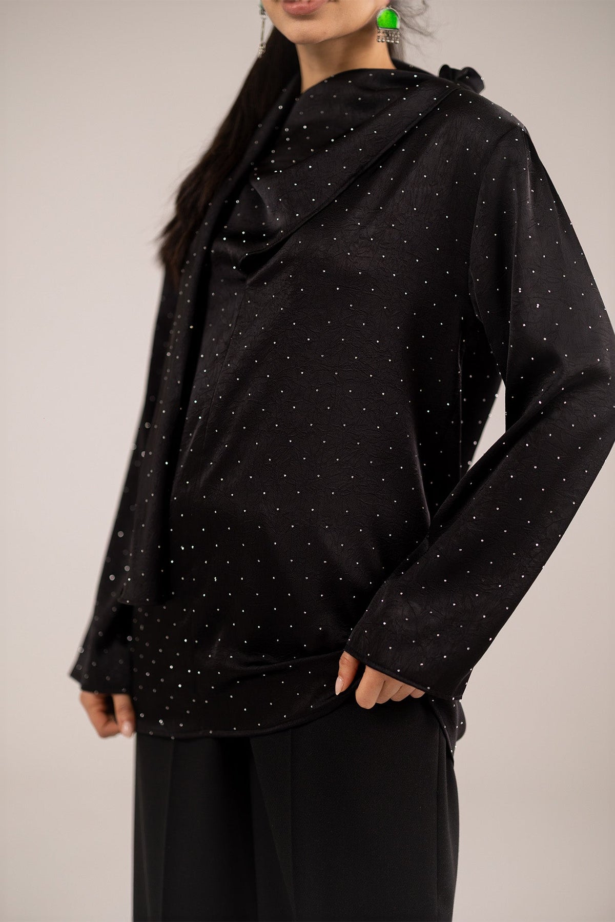 Tie-Neck Blouse