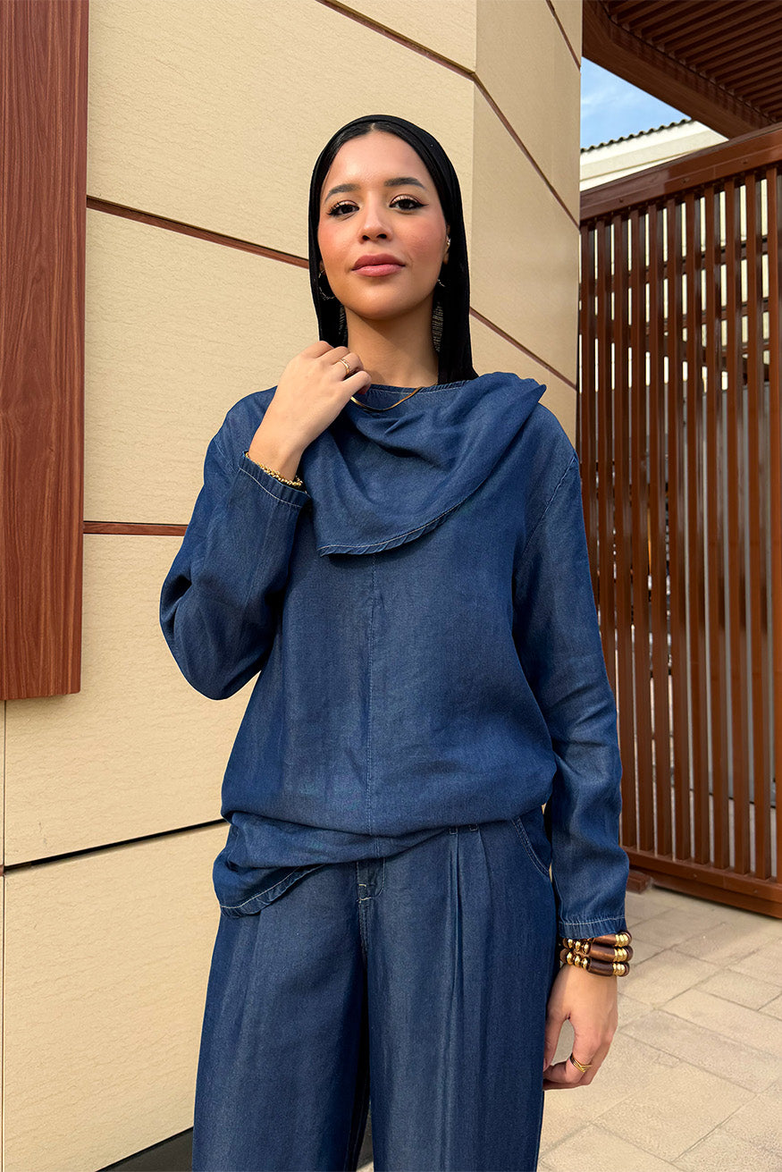 Denim Blouse