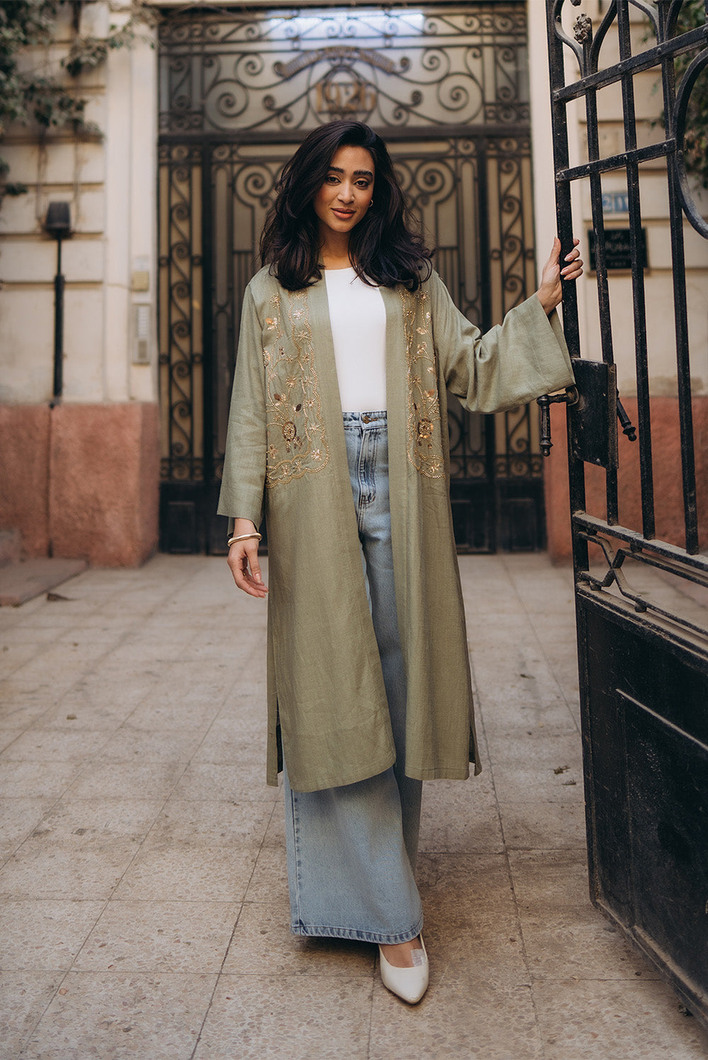 Sequined Kimono