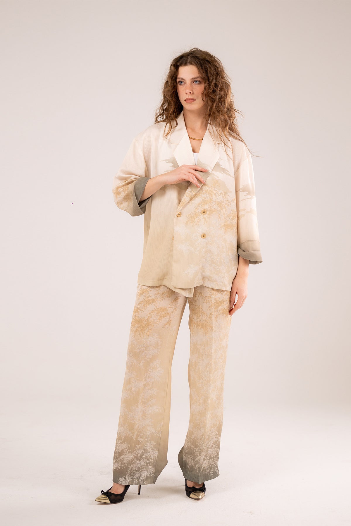 Wide-Leg Trousers