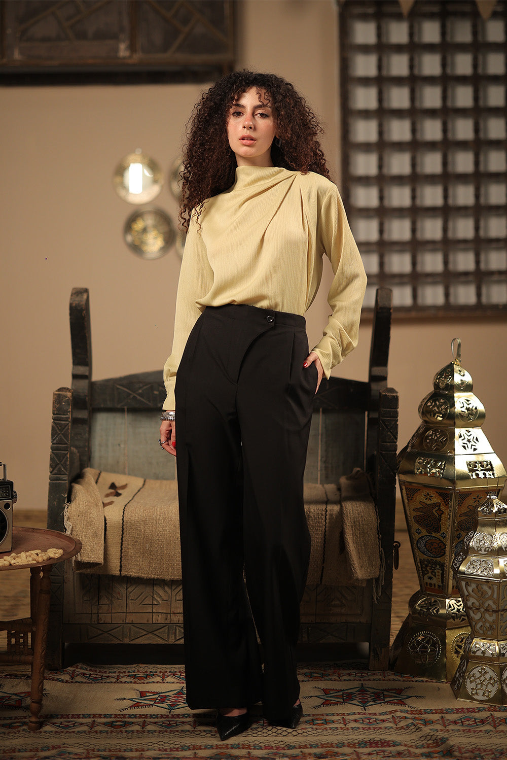 Soft Pleat  Blouse