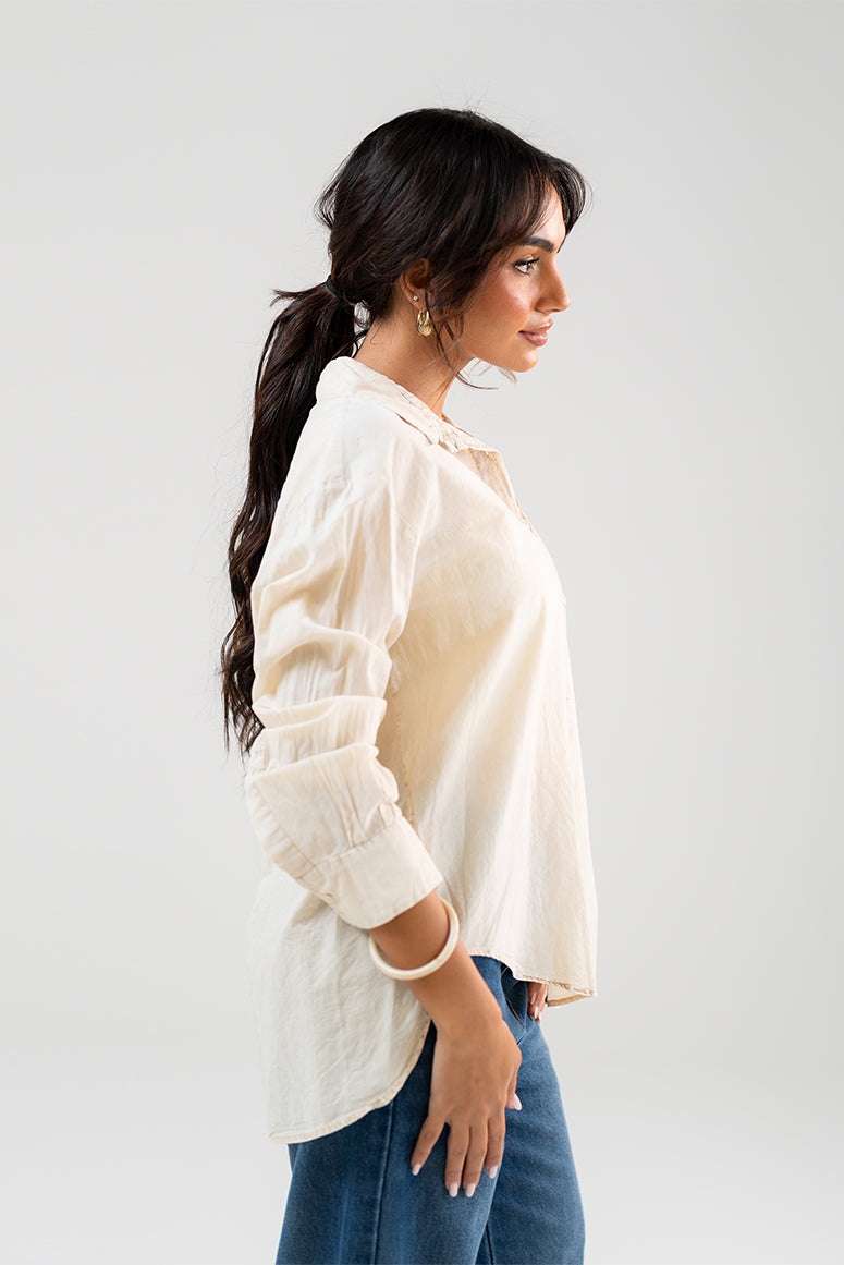 Classic Button-Front Shirt