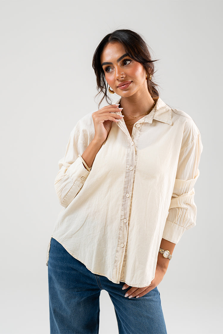 Classic Button-Front Shirt