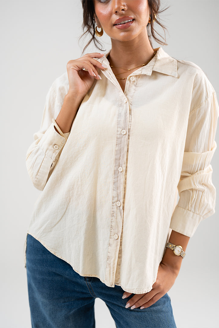 Classic Button-Front Shirt