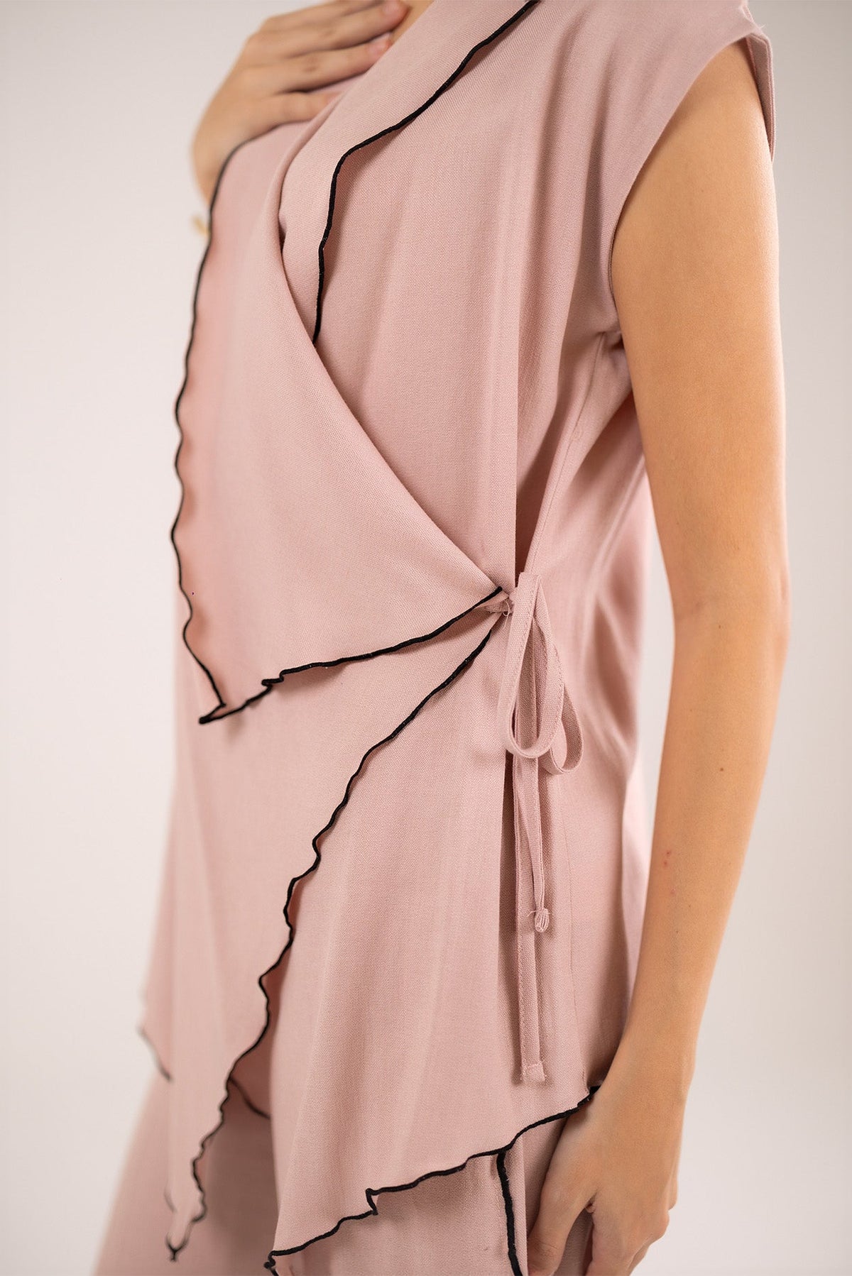 Asymmetric Wrap Top
