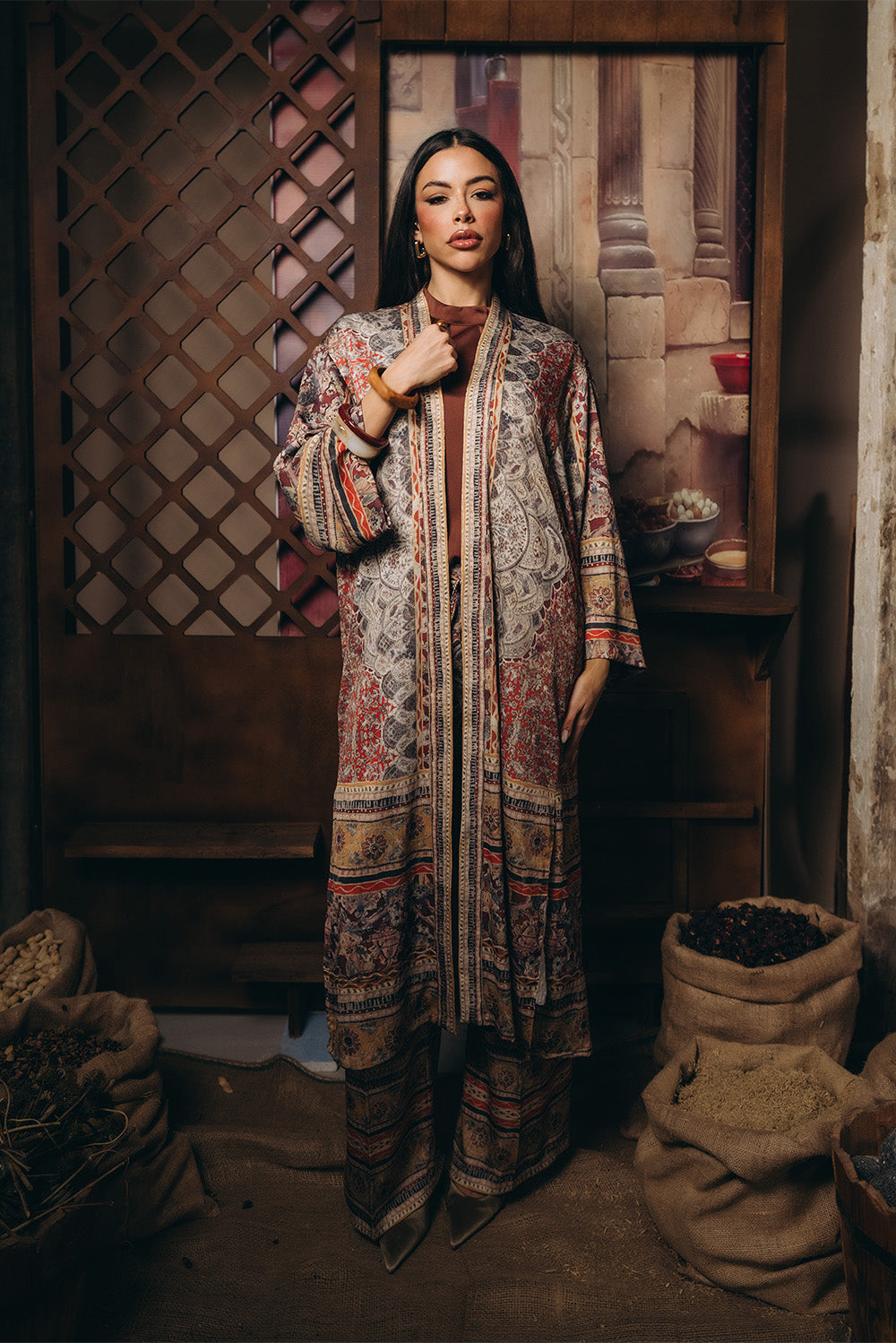 Flow Velvety Kimono