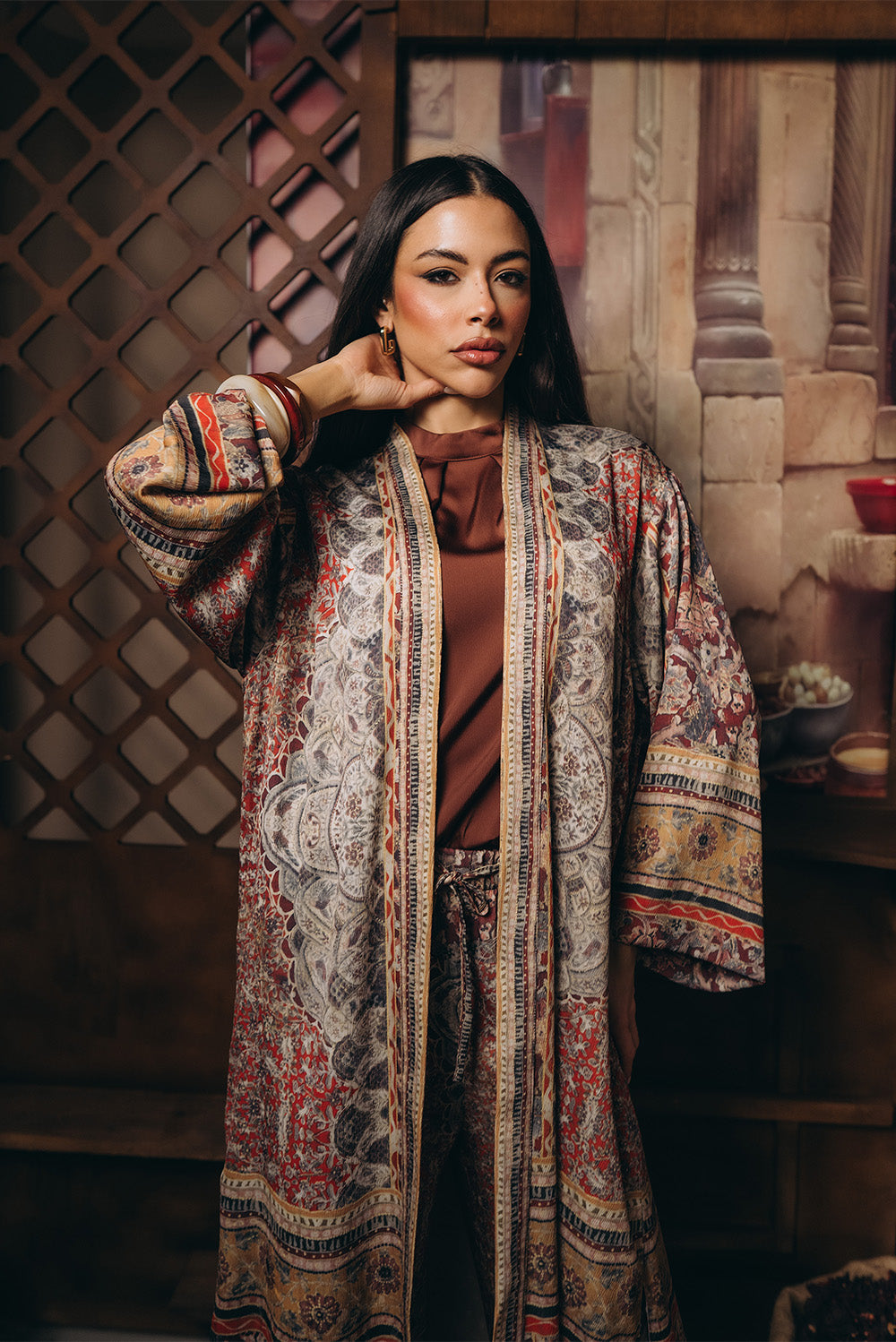 Flow Velvety Kimono