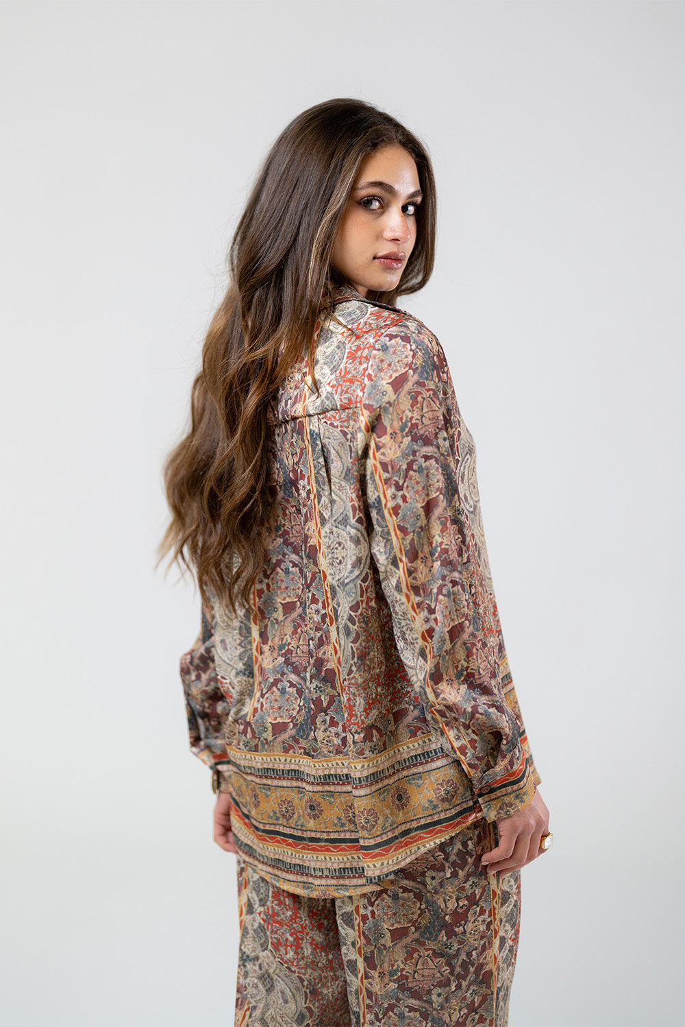 Earthy printed Blouse