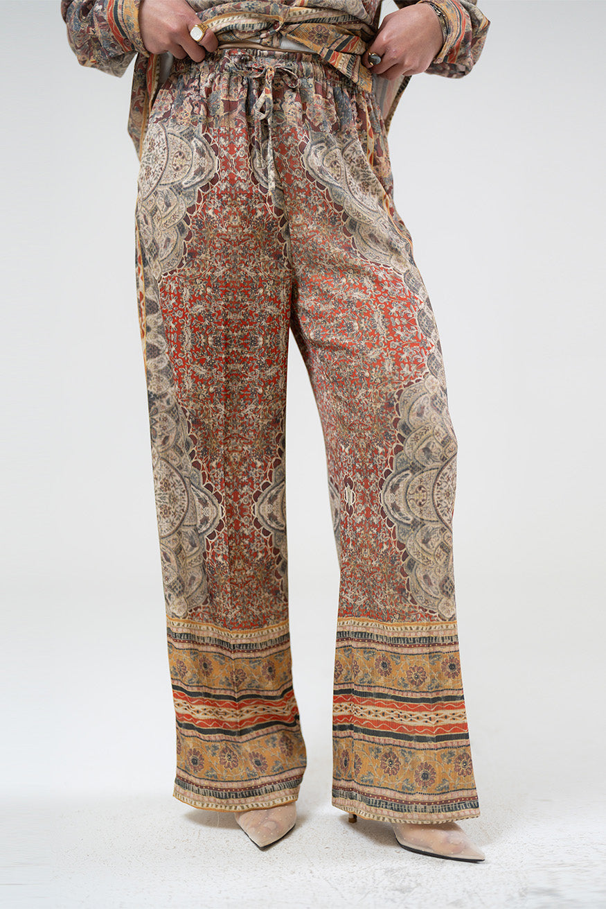Wide-Leg Trousers