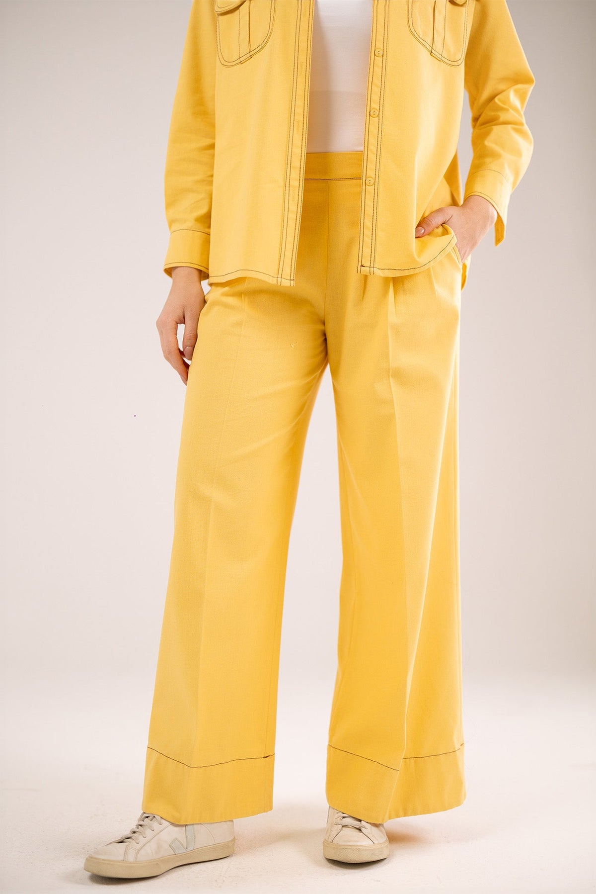 Wide-Leg Trousers