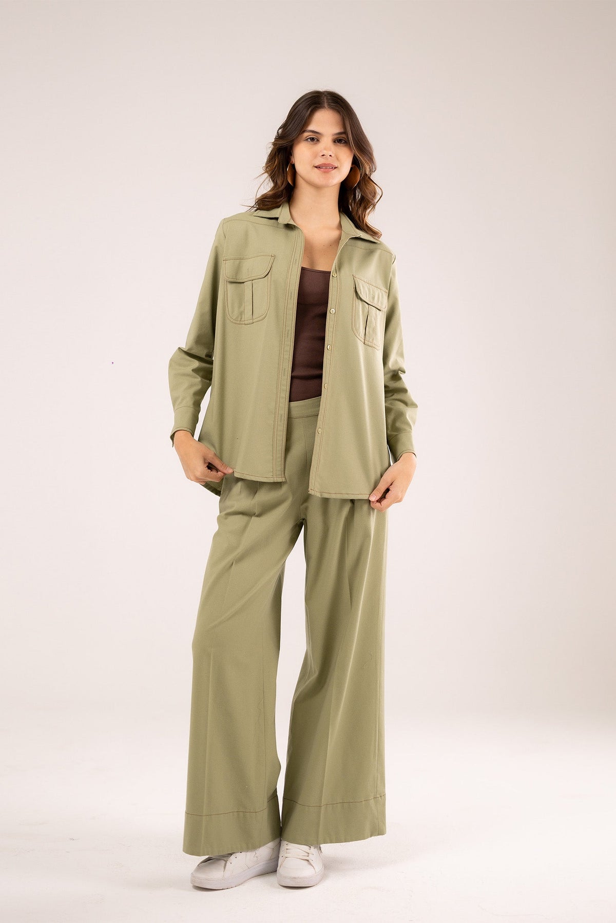 Wide-Leg Trousers